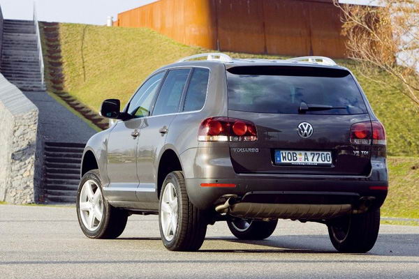 Parte posterior Volkswagen Touareg