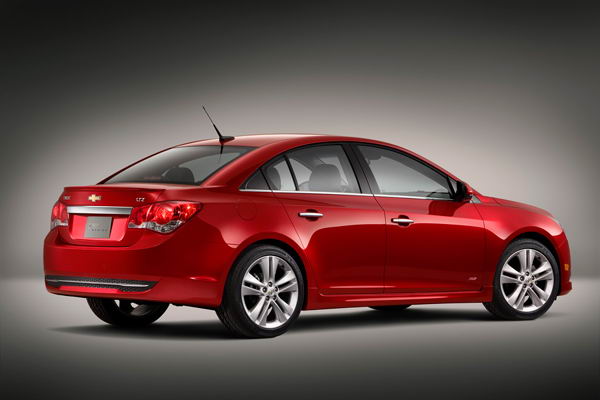 Chevrolet Cruze parte posterior Chevrolet Cruze parte posterior