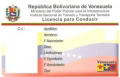 Nuevo formato (INTTT) de la licencia de conducir venezolana