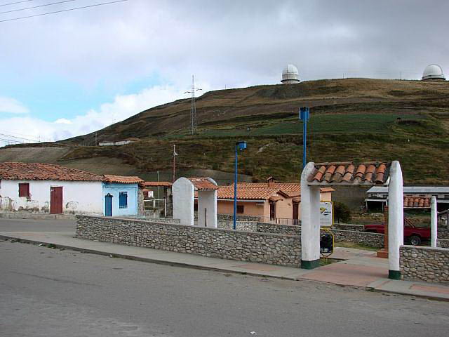 Vista desde la plaza "Juan Pedro Parra". Pueblo Llano del Hato. Estado Mrida.