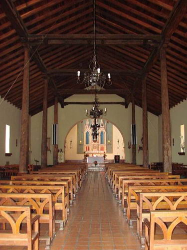 Interior de la Iglesia de Tostós. Estado Trujillo Interior de la Iglesia de Tostós. Estado Trujillo