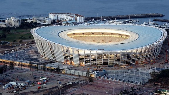 Toma aérea del estadio Greenpoint Toma aérea del estadio Greenpoint