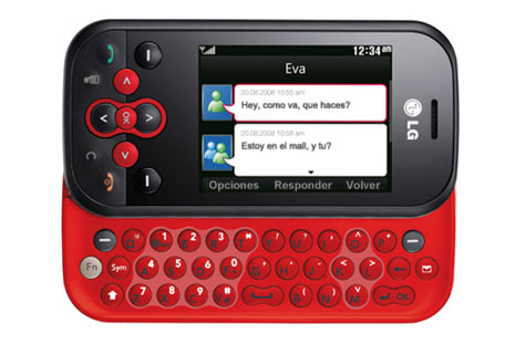 El LG GT360 tiene teclado Qwerty deslizable para mensajera y redes sociales