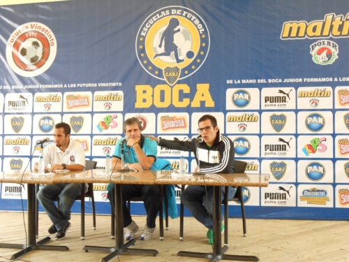 En rueda de prensa Ranzi Souki, Abel Alves y Donaldo Barros