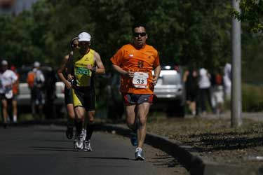 Edison Peña en el triatlón del domingo Edison Peña en el triatlón del domingo