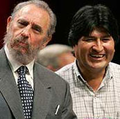 Evo morales confa en el regreso de Fidel Castro al poder el venidero primero de mayo