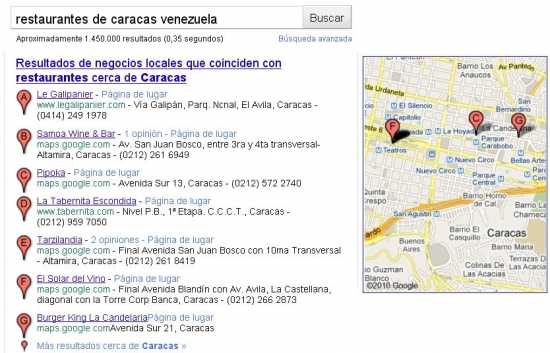 Google facilita la bsqueda de lugares con "Place Search"