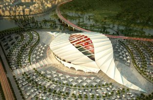 Estadio AL-KHOR, uno de los centros deportivos que propone Qatar Estadio AL-KHOR, uno de los centros deportivos que propone Qatar