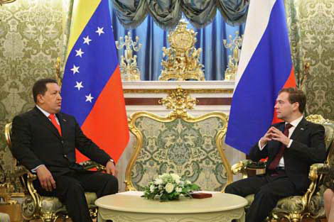 Presidentes de Venezuela y Rusia