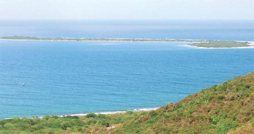 Vista de playa en el Parque Nacional San Esteban