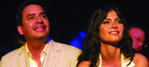Chiquinquir Delgado y Daniel Sarcos