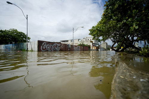 Efectos de las lluvias en Higuerote