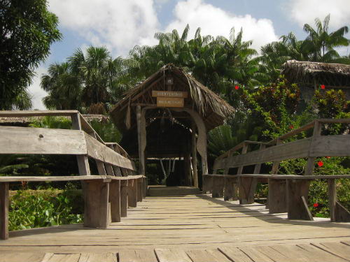 Entrada al campamento Boca de Tigre