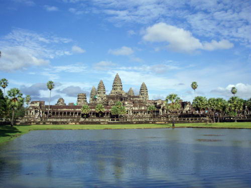 El templo Angkor Wat tambin era un lugar de adoracin de los dioses Hindes