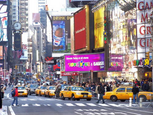 Tiendas y comercios en Times Square