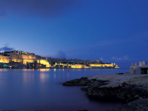 La Valletta de noche