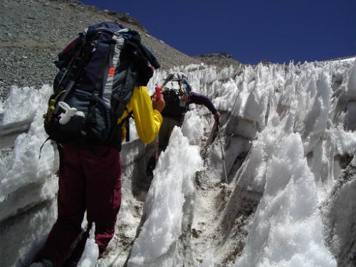 Escalando en Aconcagua Escalando en Aconcagua