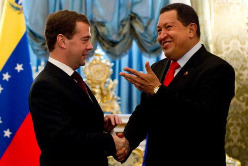 Dmitry Medvédev y Hugo Chávez en Rusia Dmitry Medvédev y Hugo Chávez en Rusia