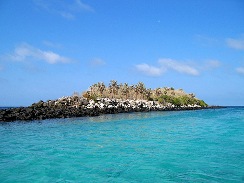 Islote en las Islas Galpagos