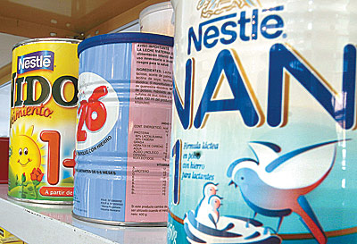 La leche est siendo surtida en todo el pas