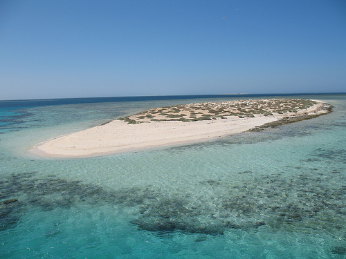 Pequea isla en Marsa Alam