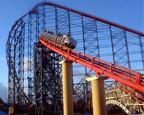 La Pepsi Max Big One es una de las montaas rusas mas grandes del mundo