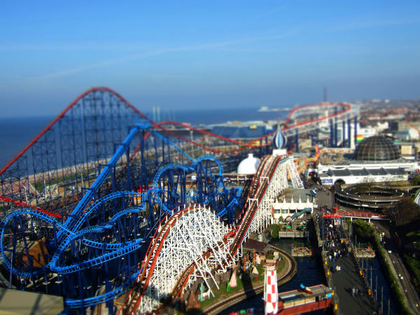 Pleasure Beach. Vista del parque