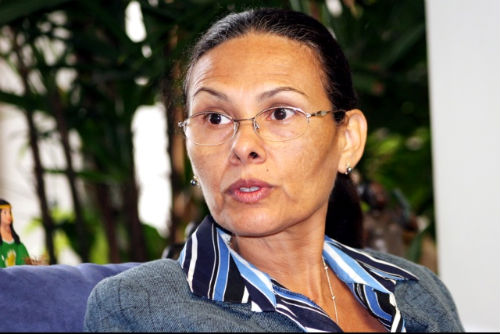 Socorro Hernández, Rectora principal del CNE Socorro Hernández, Rectora principal del CNE