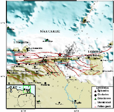 Sismo, sismicidad, falla geologica, placas tectonicas, funvisis, geologia, terremoto, intensidad, escala abierta de Richter, Richter, sismologia